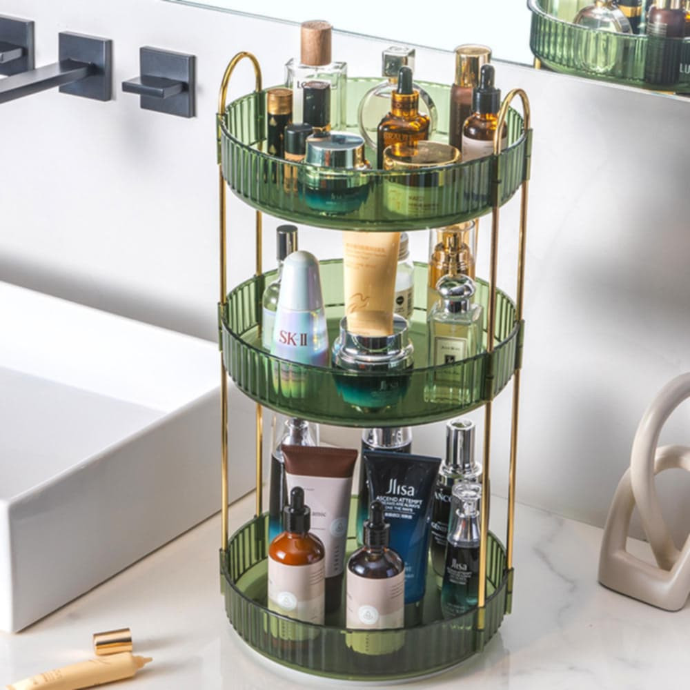 3 Layers Light Luxury Makeup Organizer